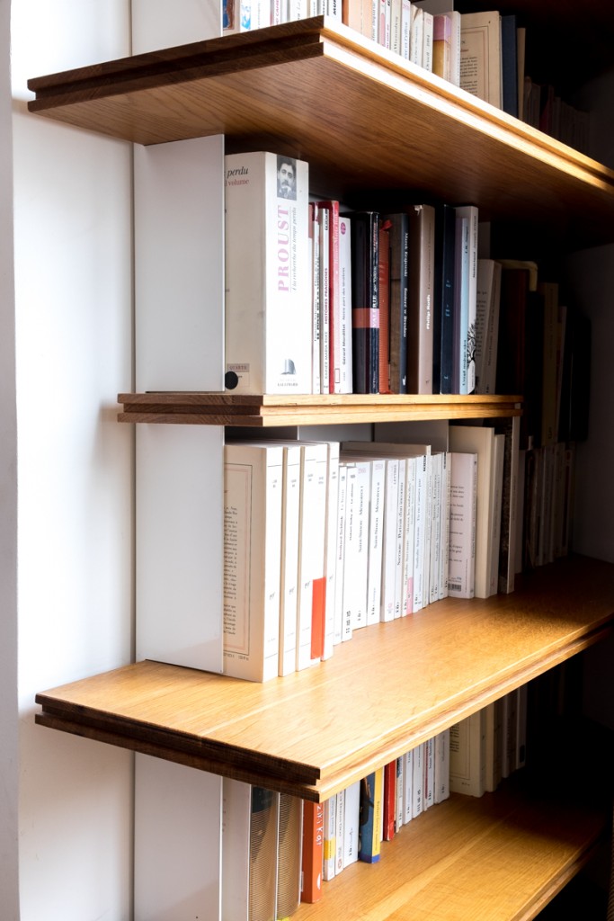 bibliothèque, design, chêne, maéma architectes, paris