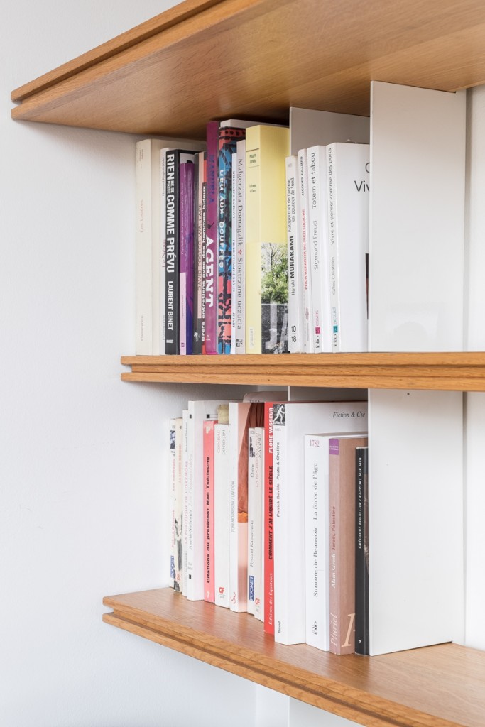 bibliothèque, chêne, design, maéma architectes, paris