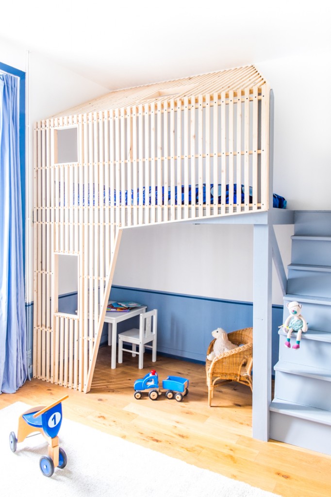 Création d'une cabane dans une chambre d'enfants - Maéma Architectes