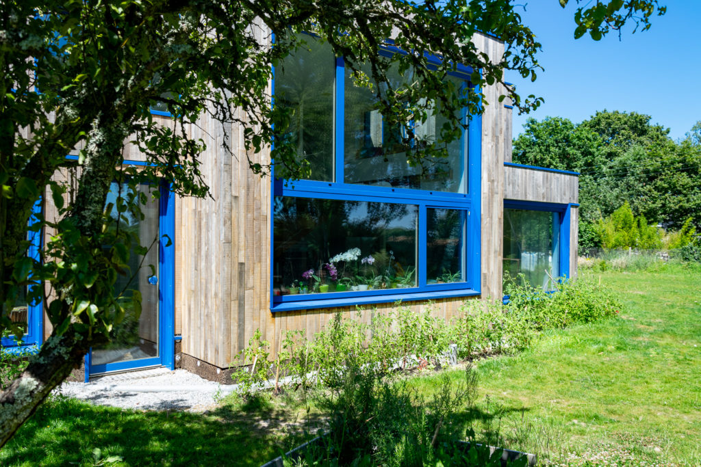 Grande,baie,vitrée,maison,passive,CARTIER