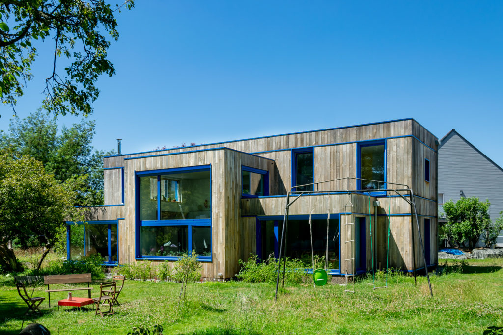 maison passive,bois,baie vitrée,CARTIER